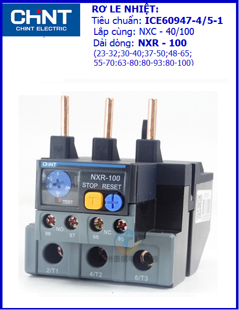 RƠ LE NHIỆT NXR-100 (23,..,70)