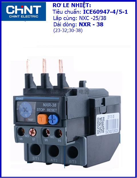 RƠ LE NHIỆT NXR-38