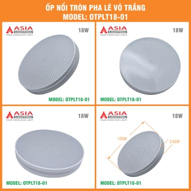 Đèn LED ốp nổi tròn pha lê