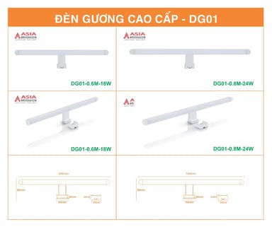 Đèn gương cao cấp DG01
