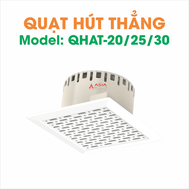 Quạt hút gió âm trần Hút thẳng