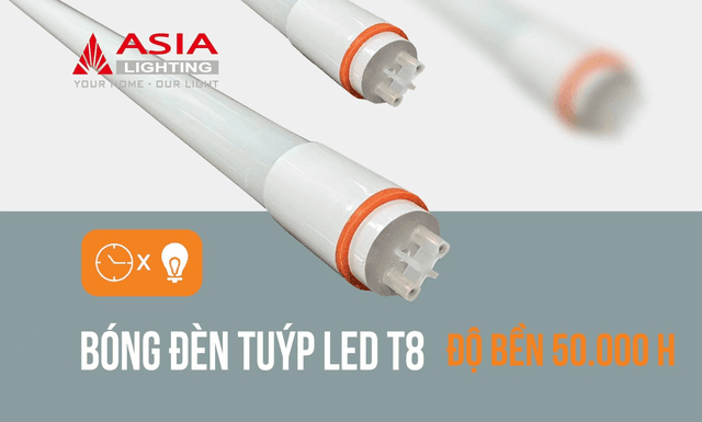 Đèn tuýp LED bóng rời T8 thủy tinh