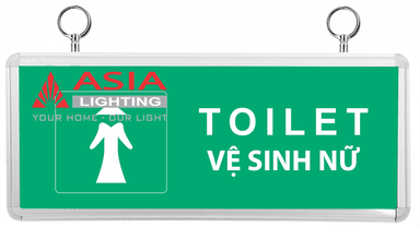 Đèn chỉ dẫn thân nhôm mặt kính
