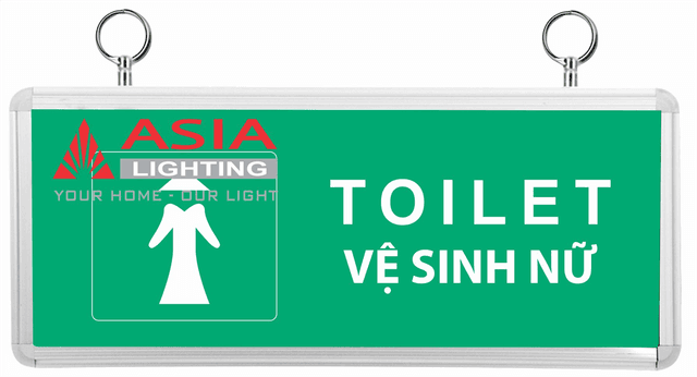 Đèn chỉ dẫn thân nhôm mặt kính