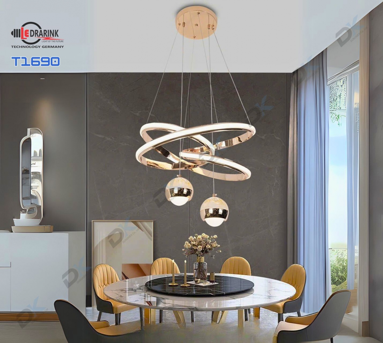      Thả led 1690/4+1 Drarink